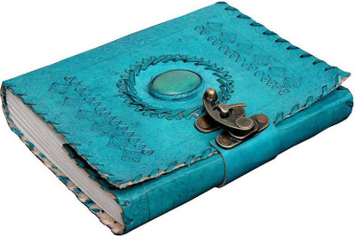 iHandikart A5 Diary(Handmade Paper, Ocean Blue)
