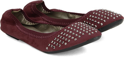 Carlton London CLL-3631 Bellies For Women(Maroon, Wine