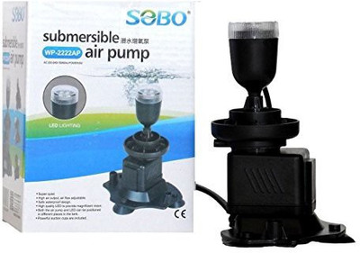 Foodie Puppies SOBO Submersible Air Pump With LED (WP-2222AP) Air Aquarium Pump(15 cm)
Foodie Puppies SOBO Submersible Air Pump With LED (WP-2222AP) Air Aquarium Pump(15 cm)
