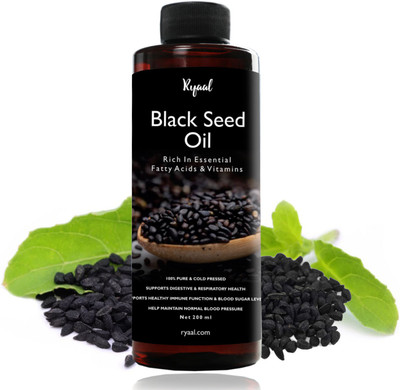 Ryaal Black Seed Oil 100% Genuine Cold Pressed Black Cumin Seed Oil Kalonji Oil(200 ml)