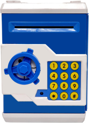 Toyshine Piggy Bank Money Box with Electronic Lock, ATM Machine, Blue Coin Bank(Blue)
Toyshine Piggy Bank Money Box with Electronic Lock, ATM Machine, Blue Coin Bank(Blue)