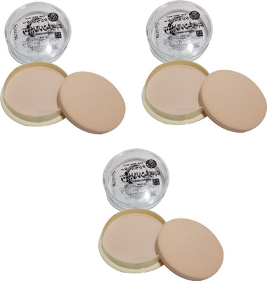 jumera Compact powder Dusky Beige, pack of 3 Compact(Beige)