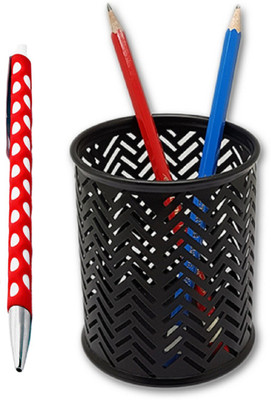 Tuelip 1 Compartments Metal Mesh Pen Stand and web Pen Round Shape Black Color Multi Purpose Pen Stand(Black)
Tuelip 1 Compartments Metal Mesh Pen Stand and web Pen Round Shape Black Color Multi Purpose Pen Stand(Black)