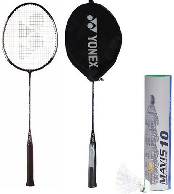 Yonex Combo Of Three, Two GR-303 Saina Nehwal Special Edition Badminton Racquet (With Half Cover) and Mavis-10 (Pack of 6) Badminton Kit
Yonex Combo Of Three, Two GR-303 Saina Nehwal Special Edition Badminton Racquet (With Half Cover) and Mavis-10 (Pack of 6) Badminton Kit