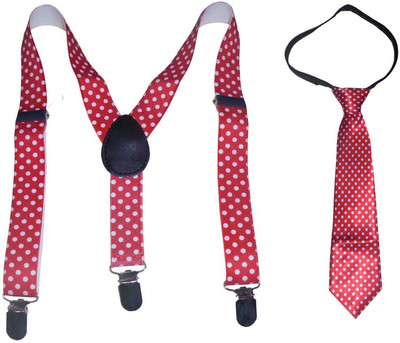 Riyasat Y- Back Suspenders for Boys(Red)