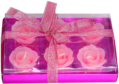 shri dhiriti Beautiful flower shaped floating candles -set of 6 Candle(Pink, Pack of 6)
shri dhiriti Beautiful flower shaped floating candles -set of 6 Candle(Pink, Pack of 6)