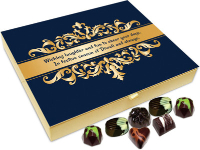 Chocholik Diwali Sweets - Wishing You laughter And Fun This Diwali Chocolate Box - 20pc Truffles(240 g)
Chocholik Diwali Sweets - Wishing You laughter And Fun This Diwali Chocolate Box - 20pc Truffles(240 g)
