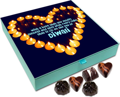 Chocholik Diwali Sweets - Have A Wonderful And Joyful Diwali Chocolate Box - 9pc Truffles(108 g)
Chocholik Diwali Sweets - Have A Wonderful And Joyful Diwali Chocolate Box - 9pc Truffles(108 g)