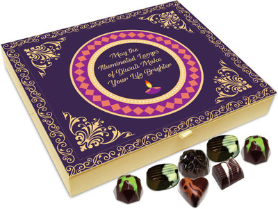 Chocholik Diwali Sweets - May The Illuminated Diwali Lamps Make Your Life Brighter Chocolate Box - 20pc Truffles(240 g)
Chocholik Diwali Sweets - May The Illuminated Diwali Lamps Make Your Life Brighter Chocolate Box - 20pc Truffles(240 g)