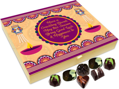 Chocholik Diwali Sweets - Have A Cracking Diwali Chocolate Box - 20pc Truffles(240 g)
Chocholik Diwali Sweets - Have A Cracking Diwali Chocolate Box - 20pc Truffles(240 g)