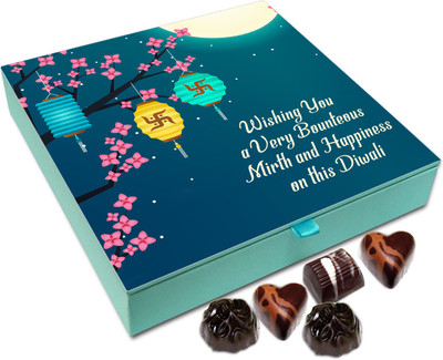 Chocholik Diwali Sweets - Wishing You Happiness And Wisdom This Diwali Chocolate Box - 9pc Truffles(108 g)
Chocholik Diwali Sweets - Wishing You Happiness And Wisdom This Diwali Chocolate Box - 9pc Truffles(108 g)