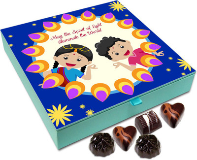 Chocholik Diwali Sweets - May The Spirit Of Diwali Illuminate The Whole World Chocolate Box - 9pc Truffles(108 g)
Chocholik Diwali Sweets - May The Spirit Of Diwali Illuminate The Whole World Chocolate Box - 9pc Truffles(108 g)