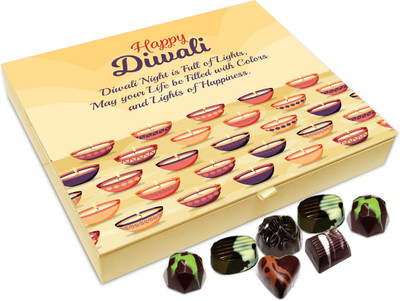 Chocholik Diwali Sweets - Diwali Night Is Full Of Delight Chocolate Box - 20pc Truffles(240 g)
Chocholik Diwali Sweets - Diwali Night Is Full Of Delight Chocolate Box - 20pc Truffles(240 g)