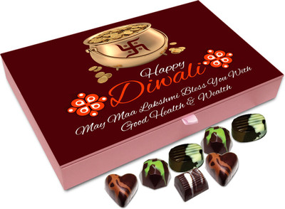 Chocholik Diwali Sweets - May God Grants You Success On Diwali Chocolate Box - 12pc Truffles(144 g)
Chocholik Diwali Sweets - May God Grants You Success On Diwali Chocolate Box - 12pc Truffles(144 g)