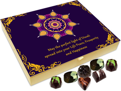 Chocholik Diwali Sweets - May The Diwali Light Spread Happiness In Your Life Chocolate Box - 20pc Truffles(240 g)
Chocholik Diwali Sweets - May The Diwali Light Spread Happiness In Your Life Chocolate Box - 20pc Truffles(240 g)