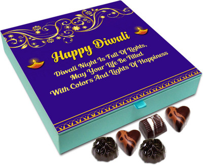 Chocholik Diwali Sweets - Have A Calm And Sweet Diwali My Friends Chocolate Box - 9pc Truffles(108 g)
Chocholik Diwali Sweets - Have A Calm And Sweet Diwali My Friends Chocolate Box - 9pc Truffles(108 g)