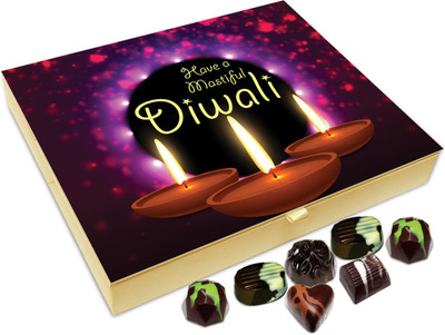 Chocholik Diwali Sweets - Have A Delightful Deepawali Chocolate Box - 20pc Truffles(240 g)
Chocholik Diwali Sweets - Have A Delightful Deepawali Chocolate Box - 20pc Truffles(240 g)