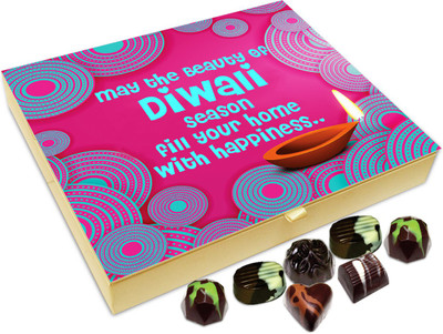 Chocholik Diwali Sweets - May Diwali Season Fill Your Home With Happiness Chocolate Box - 20pc Truffles(240 g)
Chocholik Diwali Sweets - May Diwali Season Fill Your Home With Happiness Chocolate Box - 20pc Truffles(240 g)