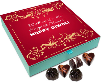Chocholik Diwali Sweets - Wishing You Happiest Diwali Moments Chocolate Box - 9pc Truffles(108 g)
Chocholik Diwali Sweets - Wishing You Happiest Diwali Moments Chocolate Box - 9pc Truffles(108 g)