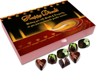 Chocholik Diwali Sweets - Wishing You Lots Of Wealth And Health This Diwali Chocolate Box - 12pc Truffles(144 g)
Chocholik Diwali Sweets - Wishing You Lots Of Wealth And Health This Diwali Chocolate Box - 12pc Truffles(144 g)