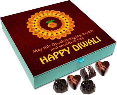 Chocholik Diwali Sweets - May This Diwali Bring Health Joy And Wealth Chocolate Box - 9pc Truffles(108 g)
Chocholik Diwali Sweets - May This Diwali Bring Health Joy And Wealth Chocolate Box - 9pc Truffles(108 g)