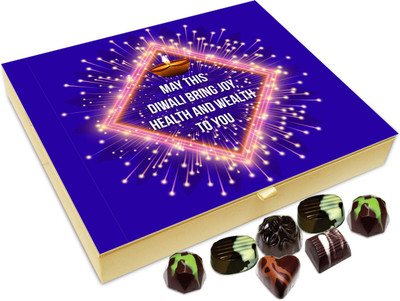Chocholik Diwali Sweets - May This Diwali Bring Joy Wealth And Health Chocolate Box - 20pc Truffles(240 g)
Chocholik Diwali Sweets - May This Diwali Bring Joy Wealth And Health Chocolate Box - 20pc Truffles(240 g)