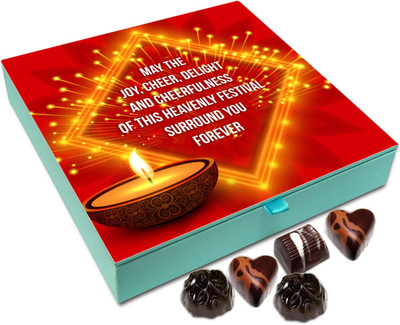 Chocholik Diwali Sweets - May The Cheerfulness Of Diwali Surround You Forever Chocolate Box - 9pc Truffles(108 g)
Chocholik Diwali Sweets - May The Cheerfulness Of Diwali Surround You Forever Chocolate Box - 9pc Truffles(108 g)