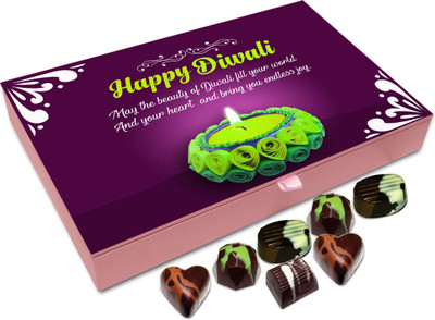 Chocholik Diwali Sweets - May The Beauty Of Diwali Fill Your Life With Happiness Chocolate Box - 12pc Truffles(144 g)
Chocholik Diwali Sweets - May The Beauty Of Diwali Fill Your Life With Happiness Chocolate Box - 12pc Truffles(144 g)
