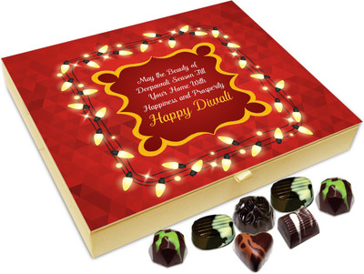Chocholik Diwali Sweets - Mat The Beauty Of Deepawali Season Spreads Happiness Chocolate Box - 20pc Truffles(240 g)
Chocholik Diwali Sweets - Mat The Beauty Of Deepawali Season Spreads Happiness Chocolate Box - 20pc Truffles(240 g)