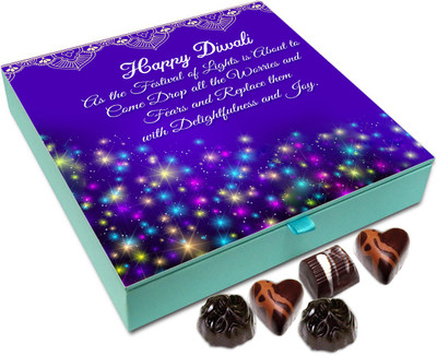 Chocholik Diwali Sweets - May This Diwali Be Delightful Chocolate Box - 9pc Truffles(108 g)
Chocholik Diwali Sweets - May This Diwali Be Delightful Chocolate Box - 9pc Truffles(108 g)