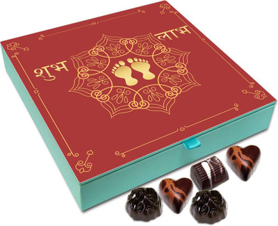 Chocholik Diwali Sweets - Shubh Diwali To All My Super Friends Chocolate Box - 9pc Truffles(108 g)
Chocholik Diwali Sweets - Shubh Diwali To All My Super Friends Chocolate Box - 9pc Truffles(108 g)