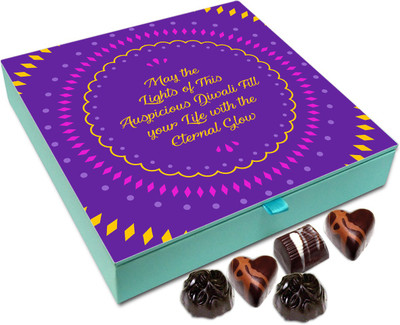 Chocholik Diwali Sweets - May The Lights Of Auspicious Diwali Fill Your Life With Eternal Glow Chocolate Box - 9pc Truffles(108 g)
Chocholik Diwali Sweets - May The Lights Of Auspicious Diwali Fill Your Life With Eternal Glow Chocolate Box - 9pc Truffles(108 g)