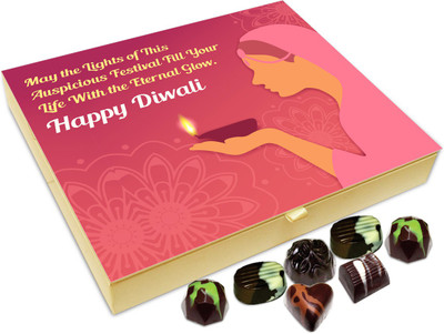 Chocholik Diwali Sweets - May Diwali Brings Eternal Peace In You Chocolate Box - 20pc Truffles(240 g)
Chocholik Diwali Sweets - May Diwali Brings Eternal Peace In You Chocolate Box - 20pc Truffles(240 g)
