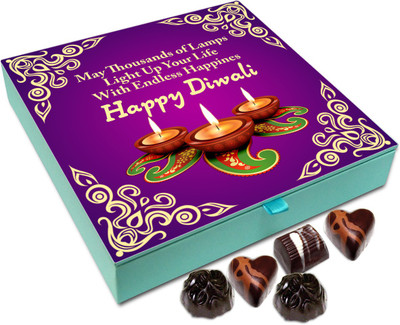 Chocholik Diwali Sweets - May Diwali Brings Endless Happiness Chocolate Box - 9pc Truffles(108 g)
Chocholik Diwali Sweets - May Diwali Brings Endless Happiness Chocolate Box - 9pc Truffles(108 g)