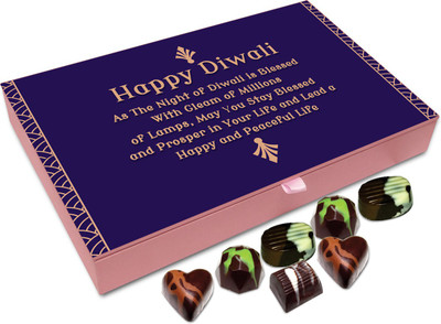 Chocholik Diwali Sweets - May You Stay Blessed And Prosper On Diwali Chocolate Box - 12pc Truffles(144 g)
Chocholik Diwali Sweets - May You Stay Blessed And Prosper On Diwali Chocolate Box - 12pc Truffles(144 g)