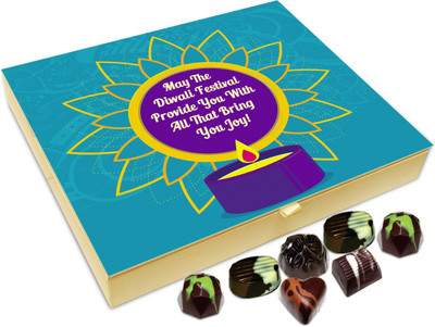 Chocholik Diwali Sweets - May Diwali festival Beings You Everything That You Have Desired Chocolate Box - 20pc Truffles(240 g)
Chocholik Diwali Sweets - May Diwali festival Beings You Everything That You Have Desired Chocolate Box - 20pc Truffles(240 g)