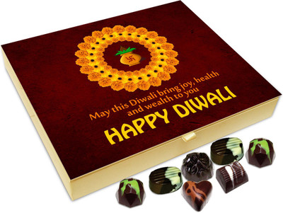 Chocholik Diwali Sweets - May This Diwali Bring Health Joy And Wealth Chocolate Box - 20pc Truffles(240 g)
Chocholik Diwali Sweets - May This Diwali Bring Health Joy And Wealth Chocolate Box - 20pc Truffles(240 g)