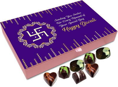 Chocholik Diwali Sweets - Sending You Smiles For Every Moment Of Diwali Chocolate Box - 12pc Truffles(144 g)
Chocholik Diwali Sweets - Sending You Smiles For Every Moment Of Diwali Chocolate Box - 12pc Truffles(144 g)