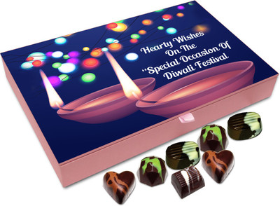 Chocholik Diwali Sweets - Hearty Wishes On The Auspicious Occasion Of Diwali Chocolate Box - 12pc Truffles(144 g)
Chocholik Diwali Sweets - Hearty Wishes On The Auspicious Occasion Of Diwali Chocolate Box - 12pc Truffles(144 g)