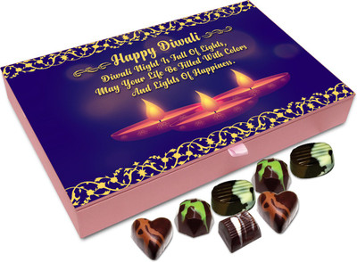 Chocholik Diwali Sweets - May Your Life Be Filled With Diwali Lights Chocolate Box - 12pc Truffles(144 g)
Chocholik Diwali Sweets - May Your Life Be Filled With Diwali Lights Chocolate Box - 12pc Truffles(144 g)