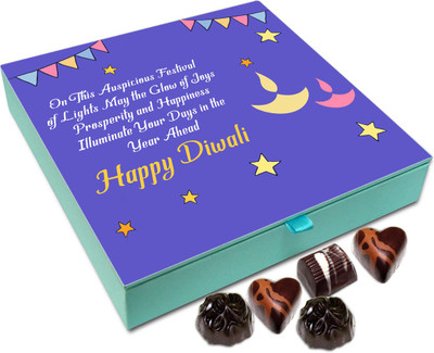 Chocholik Diwali Sweets - May The Auspicious Diwali Festival Brings In Happiness Chocolate Box - 9pc Truffles(108 g)
Chocholik Diwali Sweets - May The Auspicious Diwali Festival Brings In Happiness Chocolate Box - 9pc Truffles(108 g)