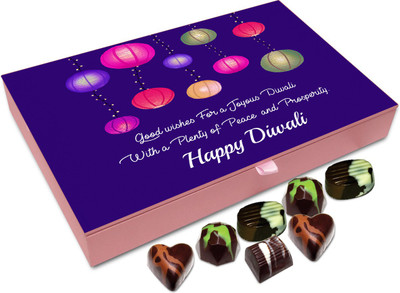 Chocholik Diwali Sweets - Good Wishes For A Joyous Diwali Chocolate Box - 12pc Truffles(144 g)
Chocholik Diwali Sweets - Good Wishes For A Joyous Diwali Chocolate Box - 12pc Truffles(144 g)