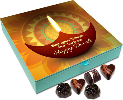 Chocholik Diwali Sweets - May Light Triumphs Over Darkness This Diwali Chocolate Box - 9pc Truffles(108 g)
Chocholik Diwali Sweets - May Light Triumphs Over Darkness This Diwali Chocolate Box - 9pc Truffles(108 g)