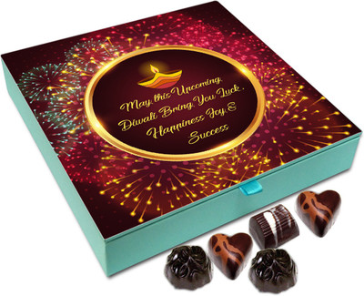 Chocholik Diwali Sweets - May This Diwali Brings In Lots Of Success And Happiness Chocolate Box - 9pc Truffles(108 g)
Chocholik Diwali Sweets - May This Diwali Brings In Lots Of Success And Happiness Chocolate Box - 9pc Truffles(108 g)