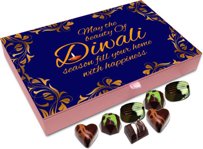 Chocholik Diwali Sweets - May The Beauty Of Diwali Fill Your Home With Happiness Chocolate Box - 12pc Truffles(144 g)
Chocholik Diwali Sweets - May The Beauty Of Diwali Fill Your Home With Happiness Chocolate Box - 12pc Truffles(144 g)