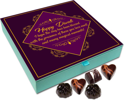 Chocholik Diwali Sweets - I Hope You Have A Blessed Diwali Chocolate Box - 9pc Truffles(108 g)
Chocholik Diwali Sweets - I Hope You Have A Blessed Diwali Chocolate Box - 9pc Truffles(108 g)