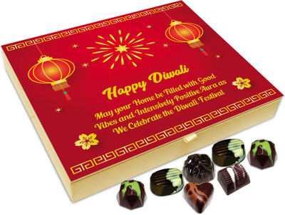 Chocholik Diwali Sweets - On This Diwali May Your Home Be Filled With Positive Vibes Chocolate Box - 20pc Truffles(240 g)
Chocholik Diwali Sweets - On This Diwali May Your Home Be Filled With Positive Vibes Chocolate Box - 20pc Truffles(240 g)