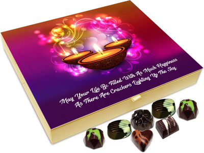 Chocholik Diwali Sweets - May Your Life Be As Beautiful As Diwali Chocolate Box - 20pc Truffles(240 g)
Chocholik Diwali Sweets - May Your Life Be As Beautiful As Diwali Chocolate Box - 20pc Truffles(240 g)
