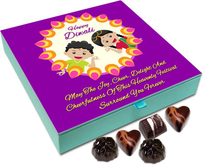 Chocholik Diwali Sweets - May The Joy And Cheerfulness Of Diwali Surround You Forever Chocolate Box - 9pc Truffles(108 g)
Chocholik Diwali Sweets - May The Joy And Cheerfulness Of Diwali Surround You Forever Chocolate Box - 9pc Truffles(108 g)