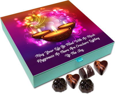 Chocholik Diwali Sweets - May Your Life Be As Beautiful As Diwali Chocolate Box - 9pc Truffles(108 g)
Chocholik Diwali Sweets - May Your Life Be As Beautiful As Diwali Chocolate Box - 9pc Truffles(108 g)
